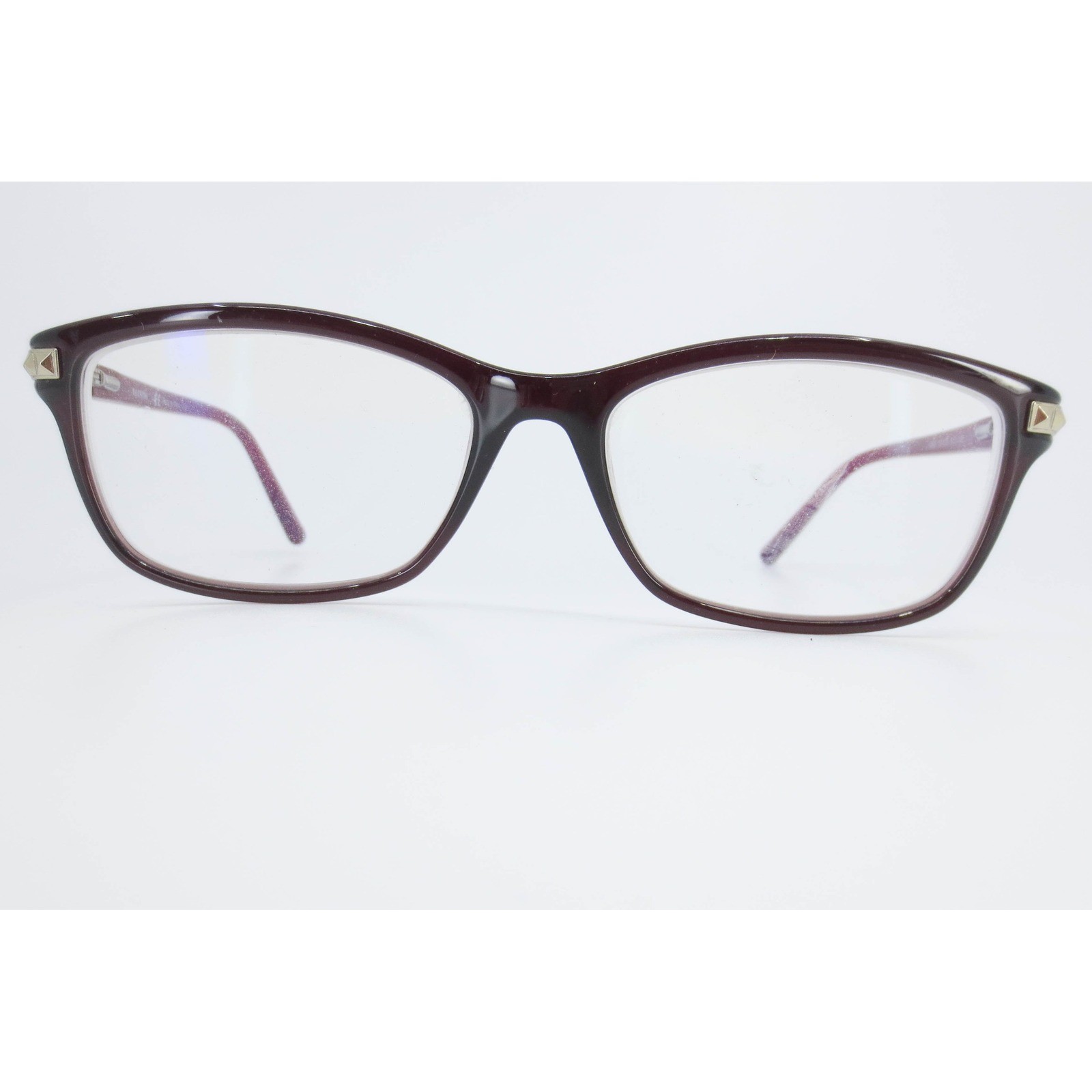 Valentino V2653 Burgundy Rockstud Cat Eye Eyeglasses Frames 53-16-135 Italy 613 Valentino V2653 Burgundy Rockstud Cat Eye Eyeglasses Frames 53-16-135 Italy 613