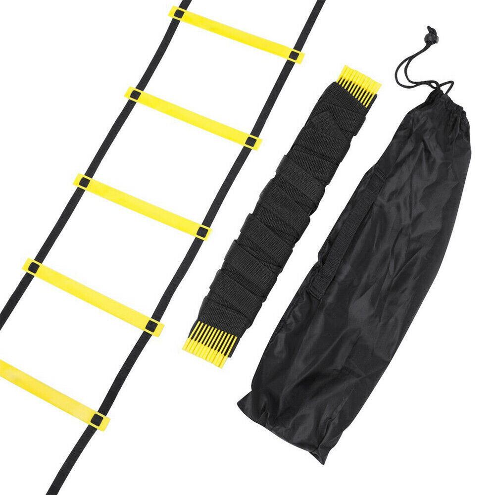 8 Rungs Ultimate Agility Ladder Speed Training Equipment Fit Soccer Football