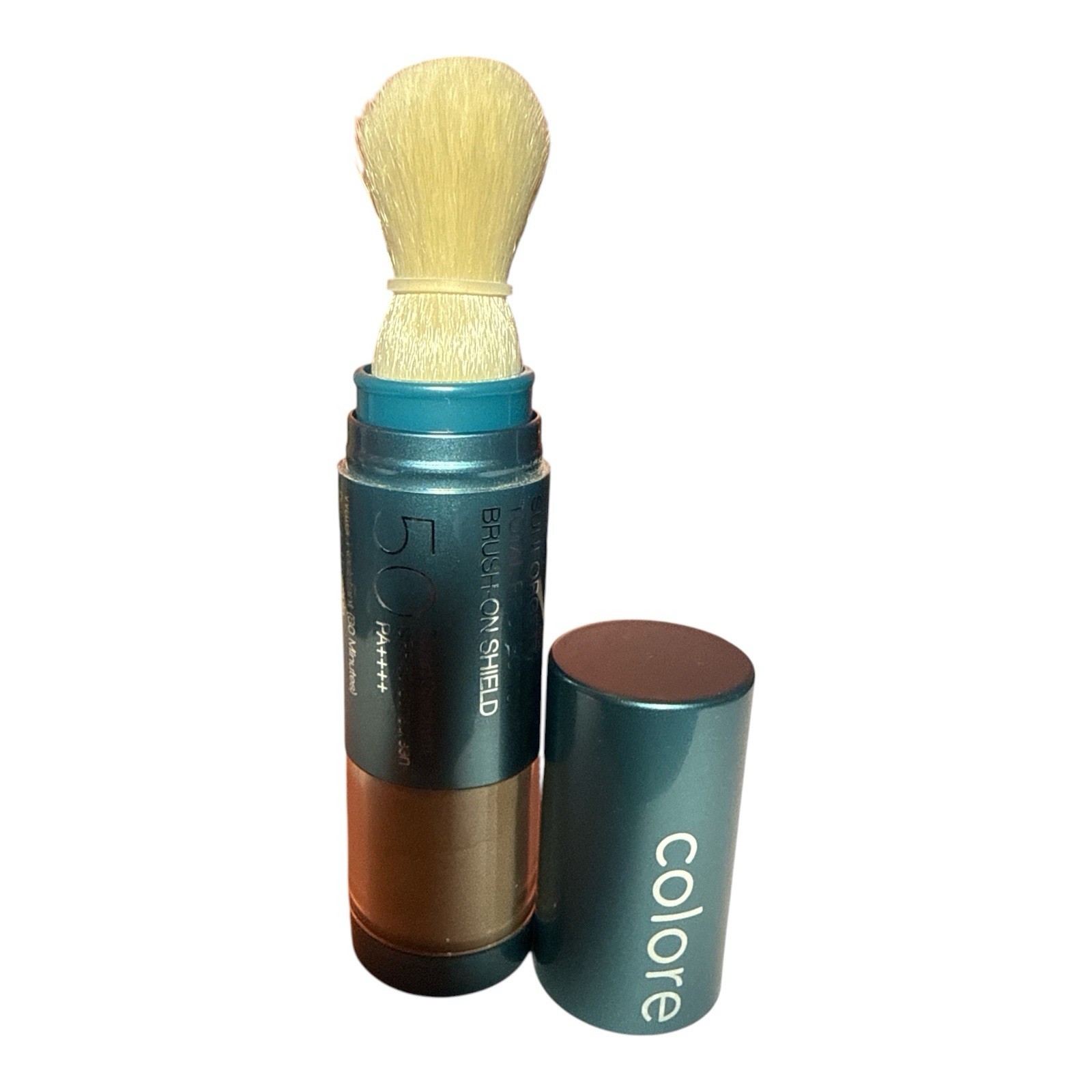 Colorescience SUNFORGETTABLE Brush-On Shield SPF 50 - TAN,  0.21 oz NWOB