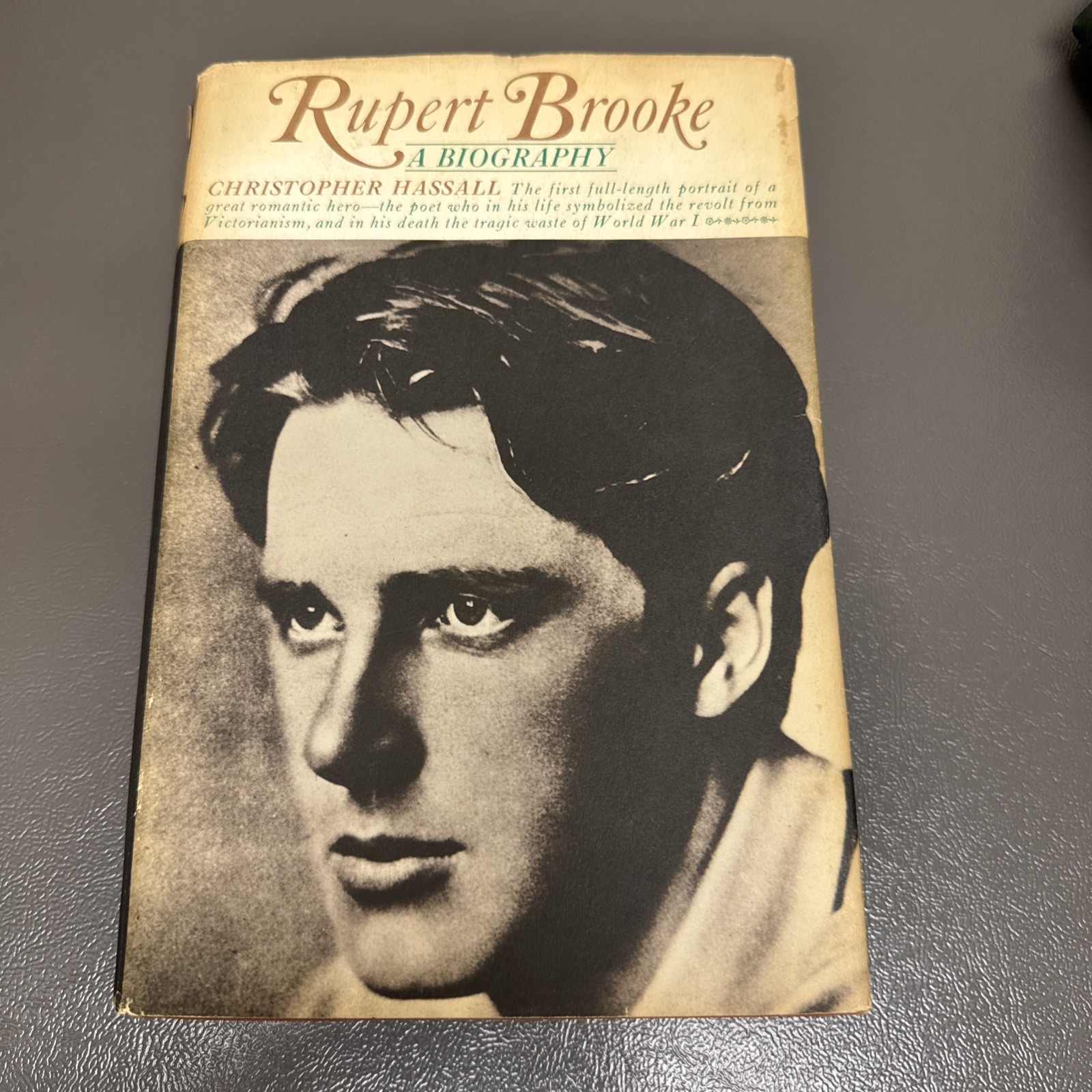 Rupert Brooke: A Biography – Christopher Hassall – 1964 First Amer Edition HC/DJ