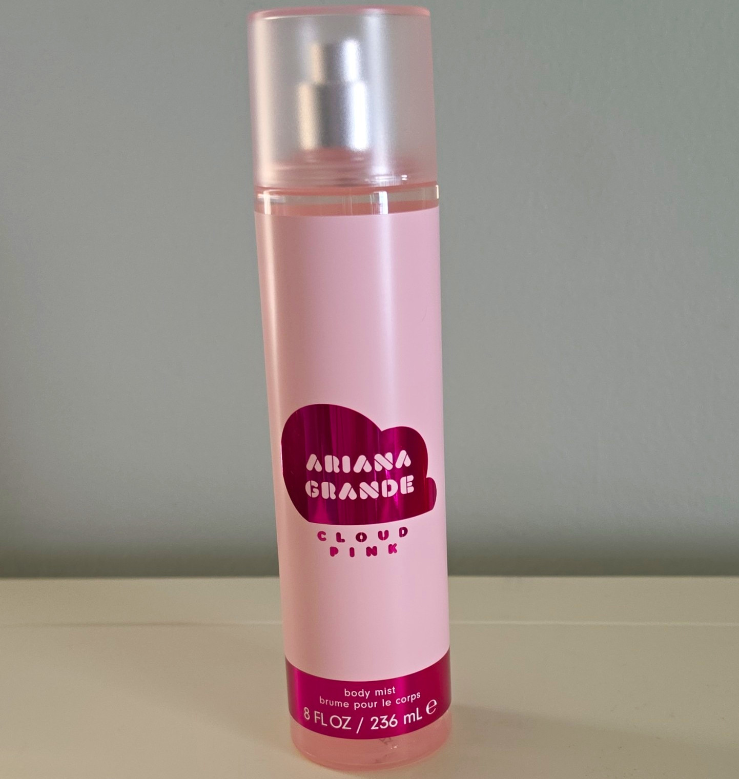 Ariana Grande Cloud Pink Body Mist Spray Women Regular Size 8 fl oz/236 mL Ariana Grande Cloud Pink Body Mist Spray Women Regular Size 8 fl oz/236 mL