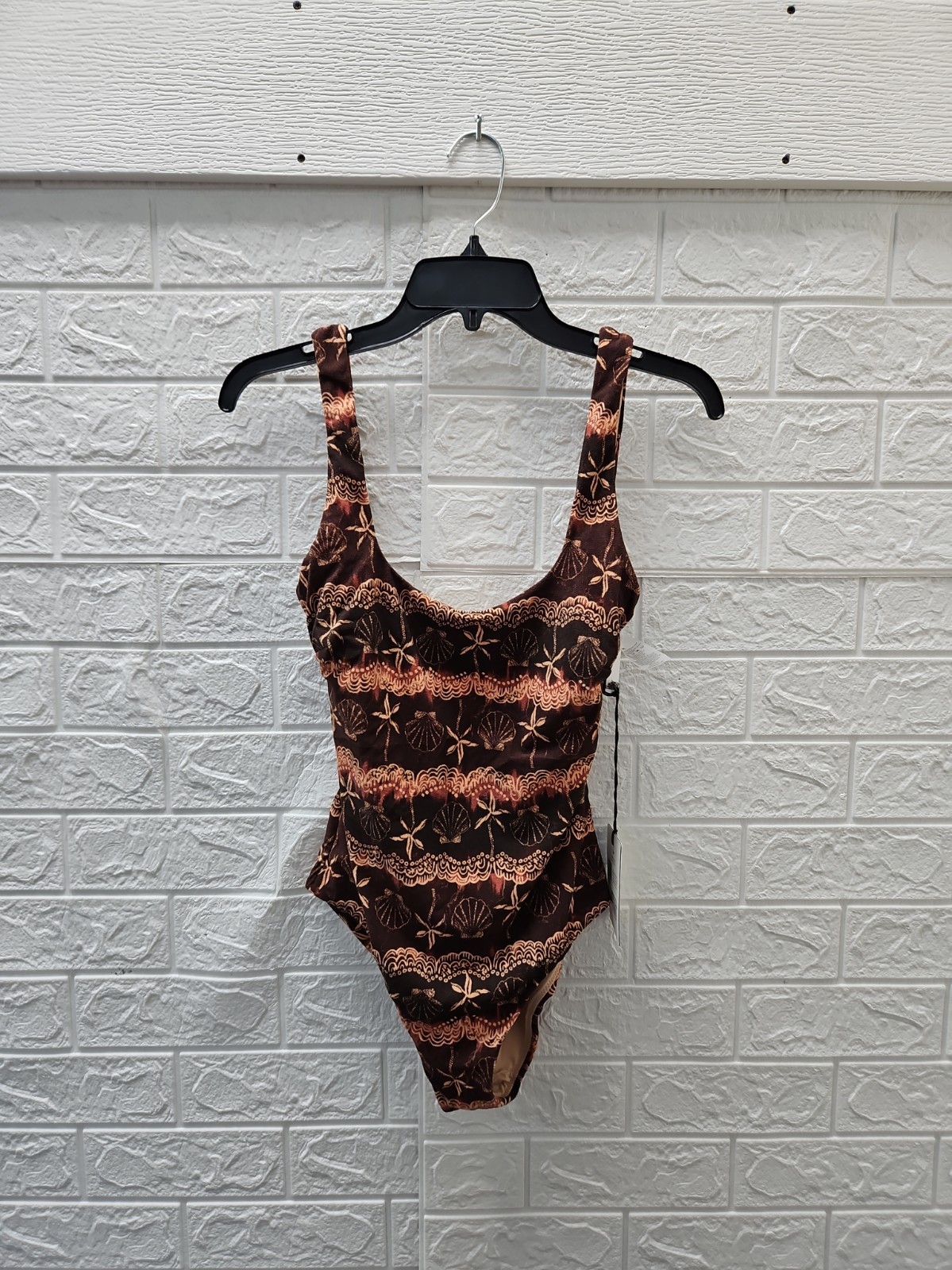 New SPELL Mermaid Cove One-piece Espresso Sz M New SPELL Mermaid Cove One-piece Espresso Sz M