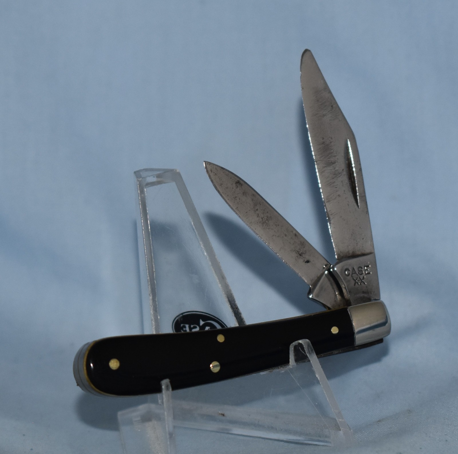 RARE VINTAGE CASE XX SLICK BLACK PEANUT JACK KNIFE 2220 1940-64 RARE VINTAGE CASE XX SLICK BLACK PEANUT JACK KNIFE 2220 1940-64