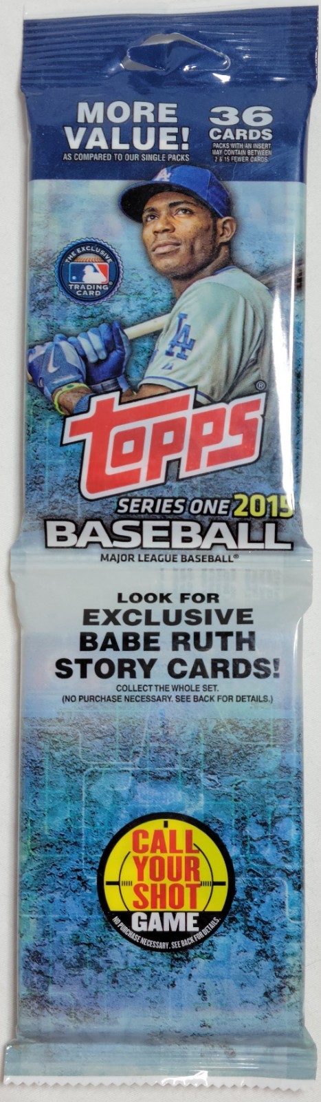 2015 Topps Series 1 Baseball Jumbo Pack 36 Cards Look For Babe Ruth Story Cards
