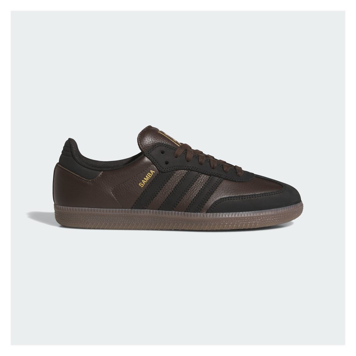 Adidas Samba ADV Unisex Sneakers Dark Brown Core Black Gum KJ0263 Adidas Samba ADV Unisex Sneakers Dark Brown Core Black Gum KJ0263