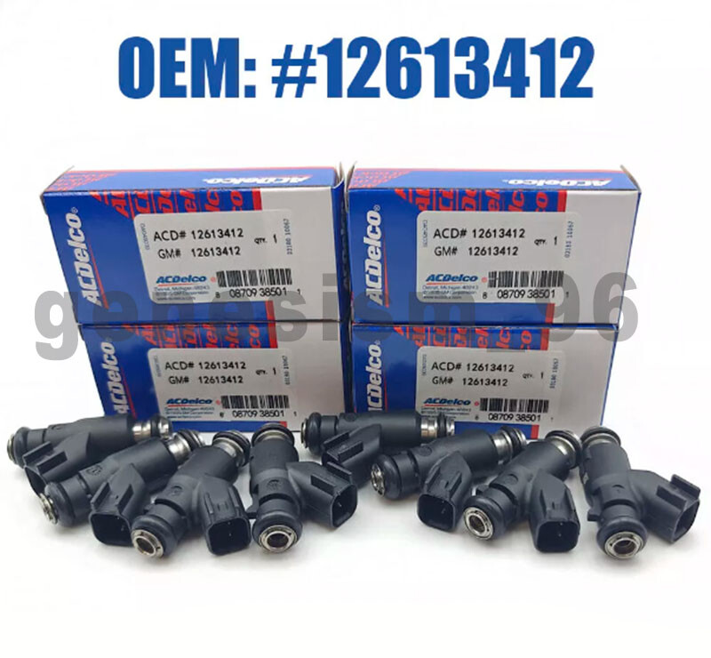 8PCS Original Fuel Injectors For GMC Chevrolet Cadillac 6.0L OEM 12613412 8PCS Original Fuel Injectors For GMC Chevrolet Cadillac 6.0L OEM 12613412