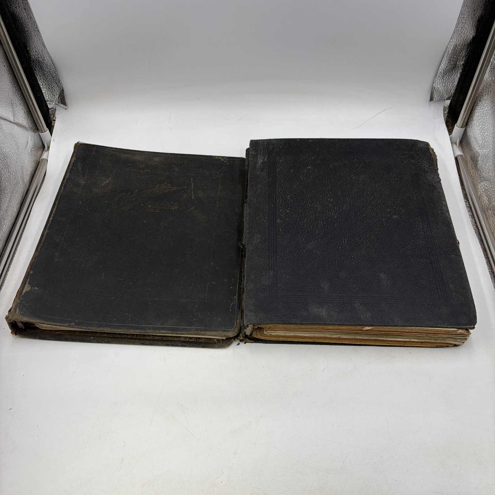 Lot of 2 Vintage 1950s-60s Ford Dealer Product Service Letter Binders Manuals