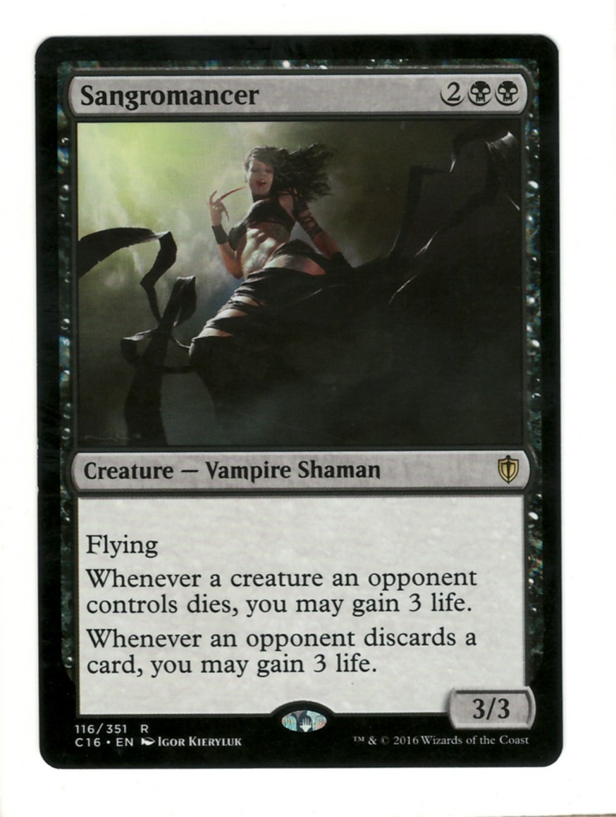 MTG Sangromancer Commander 2016 Magic The Gathering TCG