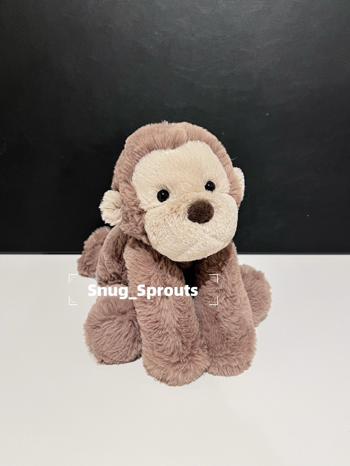 AUTHENTIC‼️ NWT Jellycat medium smudge monkey 14
