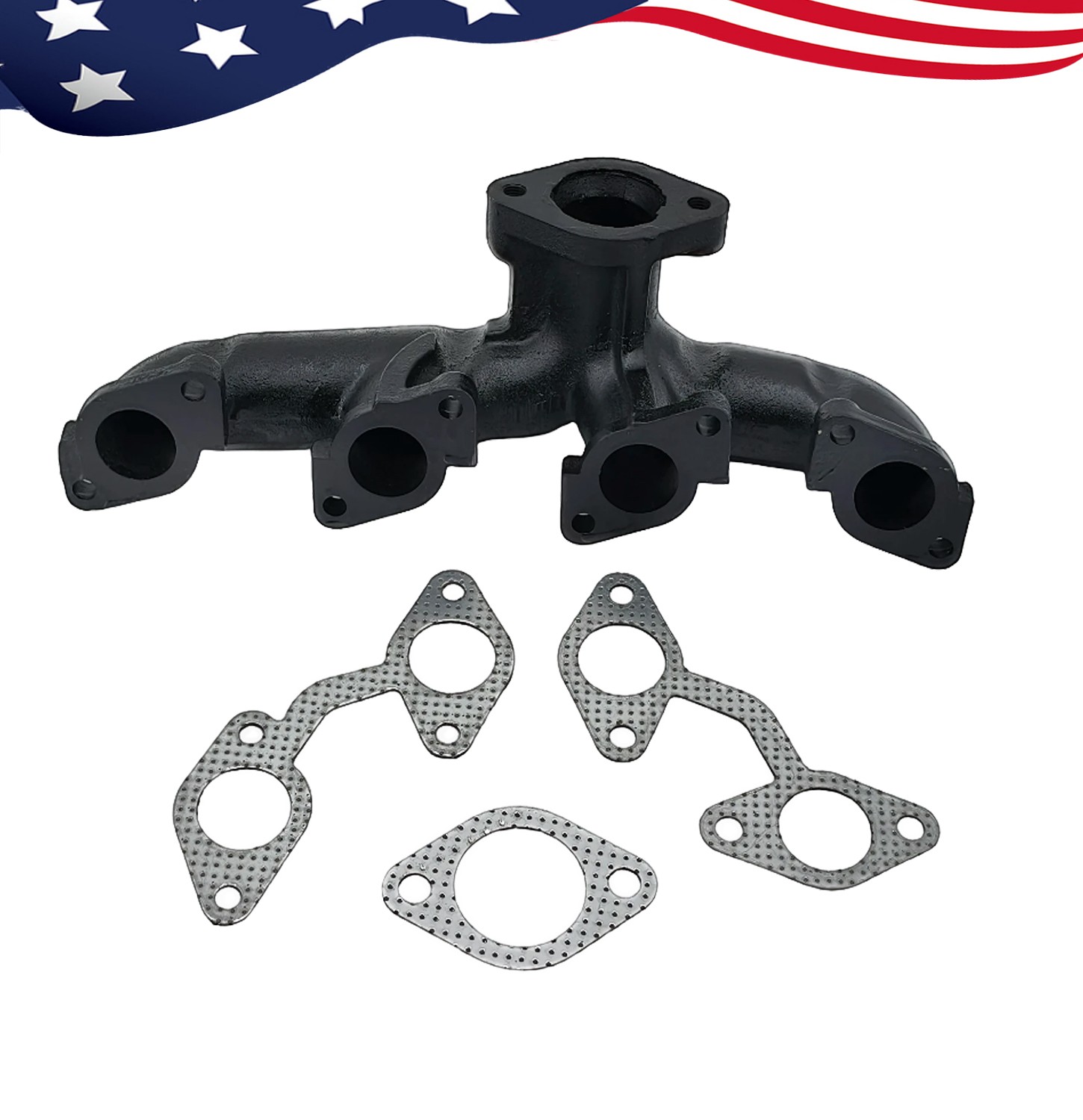 New Manifold Exhaust Replacement for Kubota V2203 Carrier CT4.134 25-39077-00