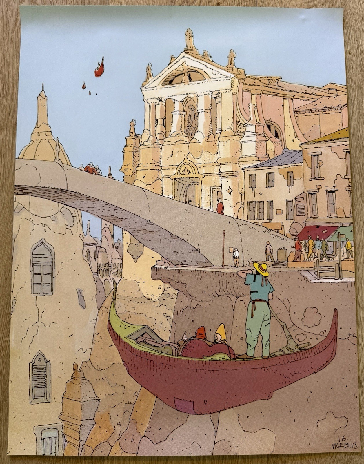 • INCREDIBLE MOEBIUS Vintage Poster • “Venezia” (50 x 70cm) -ITALIAN IMPORT- • INCREDIBLE MOEBIUS Vintage Poster • “Venezia” (50 x 70cm) -ITALIAN IMPORT-