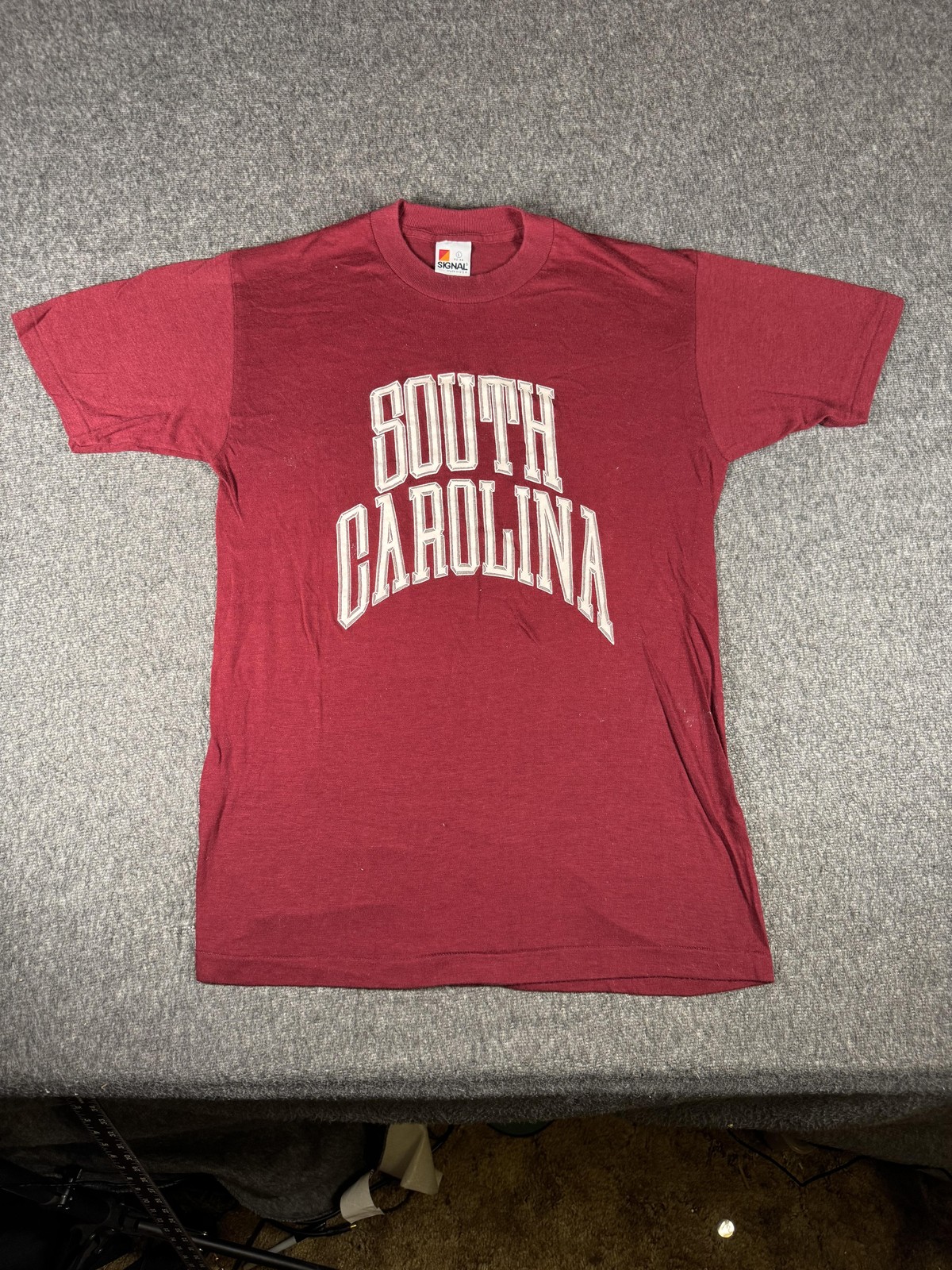 Vintage South Carolina Shirt Mens Large Red Signal Made USA Graphic Tee