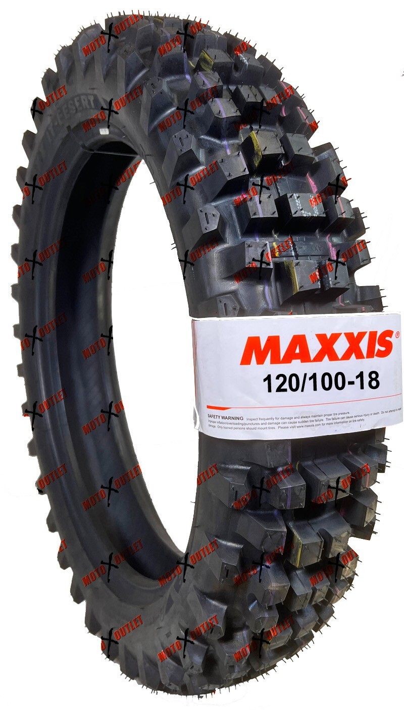 Maxxis Desert IT 120/100-18 Rear Tire Dirt Bike Motorcycle 120 100 18 Maxxcross