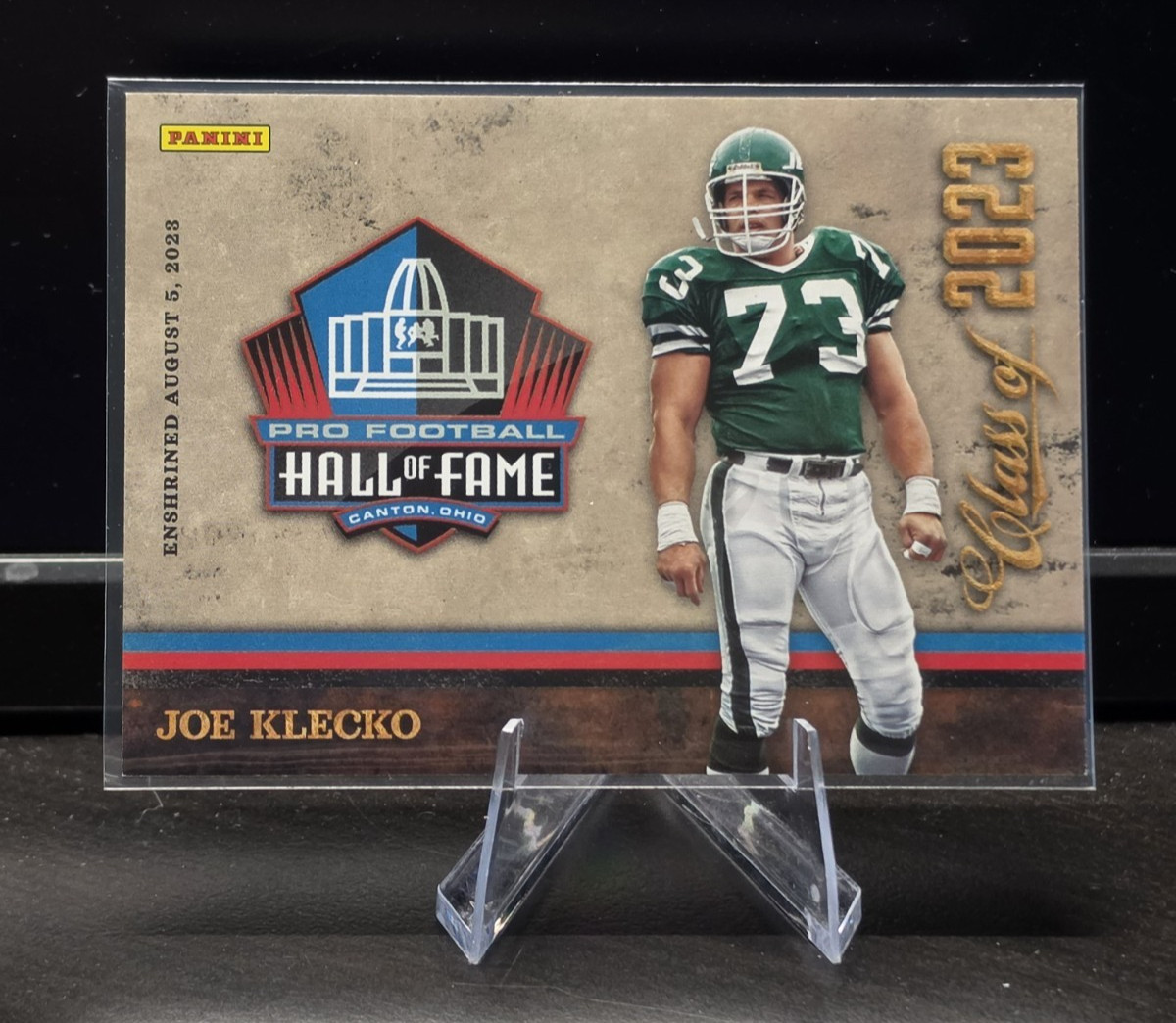 2023 Panini Hall of Fame Class of 2023 Joe Klecko #HOF4 2023 Panini Hall of Fame Class of 2023 Joe Klecko #HOF4