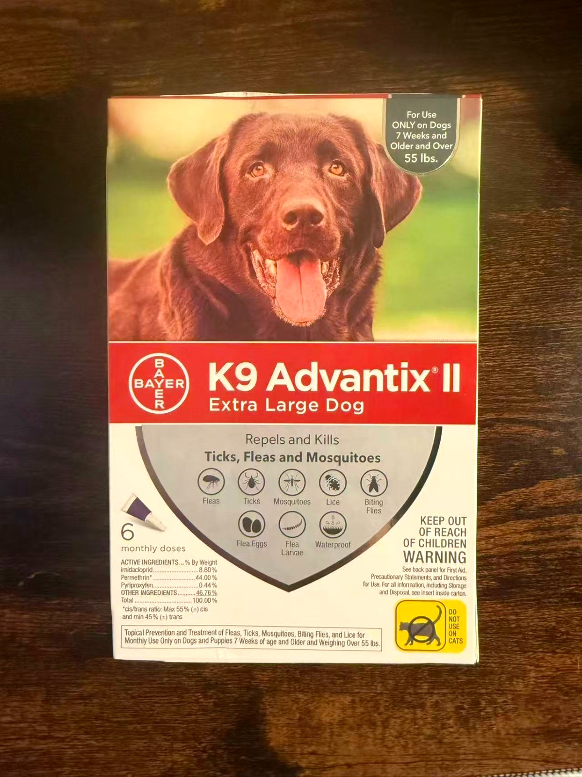 K9 Advantix II Flea and Tick Control Treatment for Extra Large Dogs 6M Doses K9 Advantix II Flea and Tick Control Treatment for Extra Large Dogs 6M Doses
