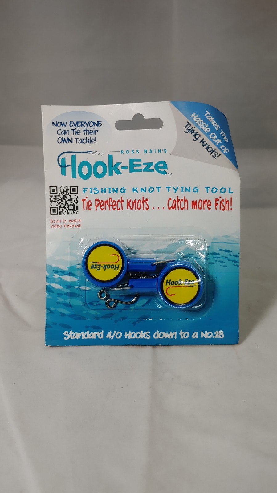 Hook-Eze Multi Function Fishing Tool for Tying Hooks, Jigs, & other Rigs X 2 NIP