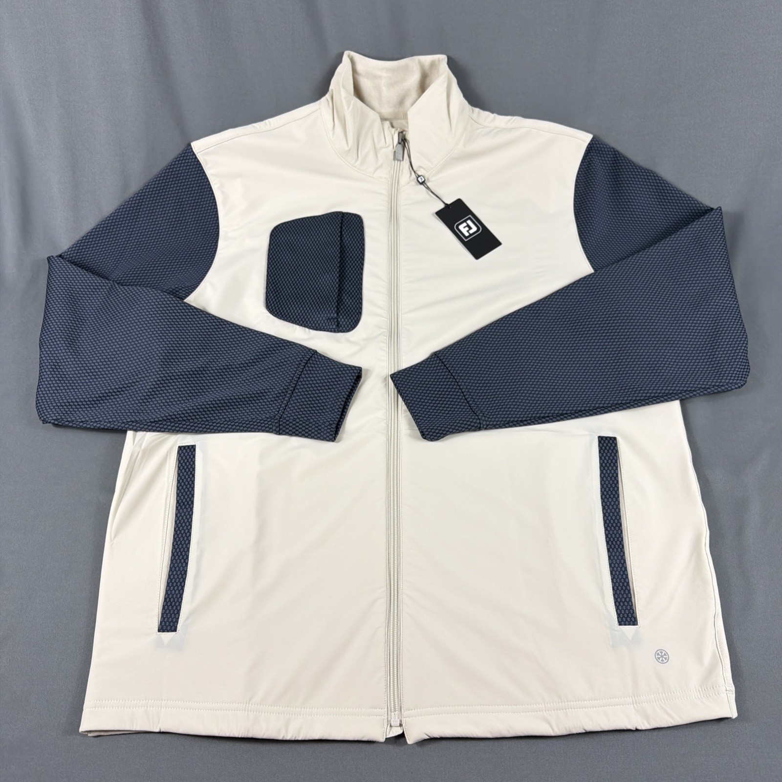 FootJoy Golf Jacket Thermo Series Full Zip Hybrid Large Stone NWT MSRP $185
