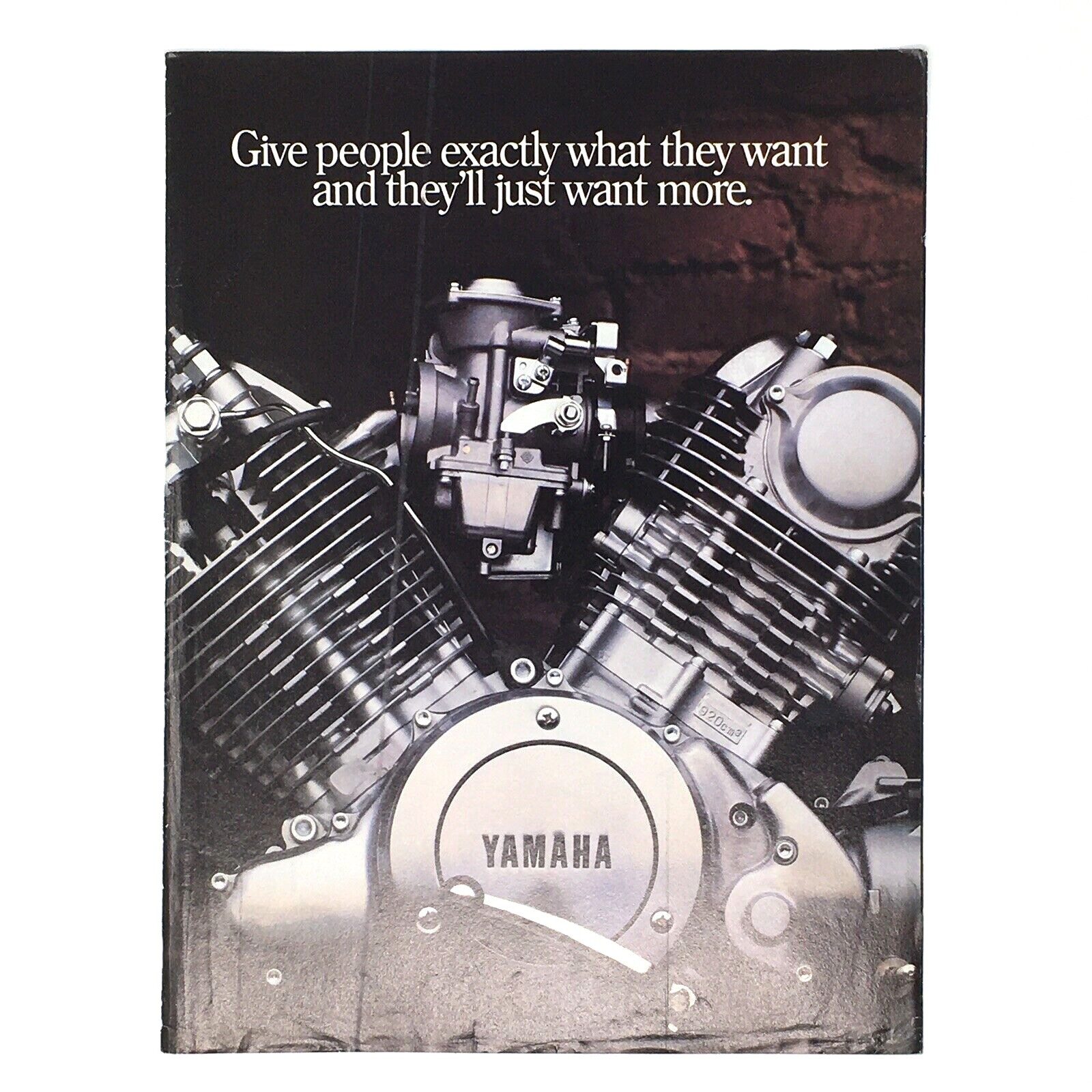 1982 Yamaha Virago 920 Motorcycle COMPLETE 8-Page Book MX Ad Magazine VTG RARE