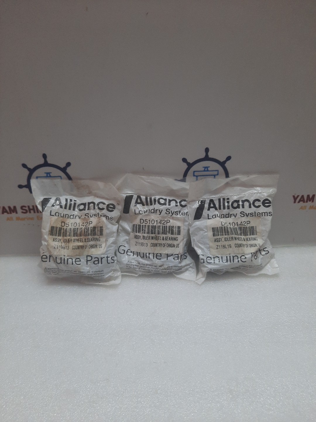 Alliance Laundry Systems D510142P ASSY, IDLER WHEEL & BEARING Genuine parts  lot