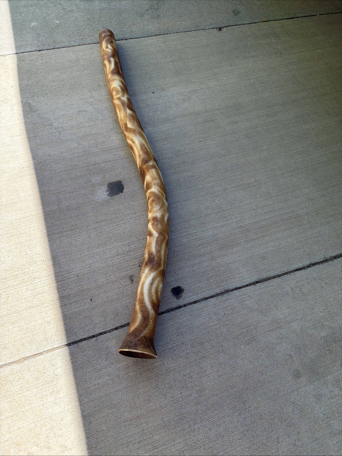 Vintage Wooden Didgeridoo Natural Eucalyptus Wood Wind Instrument Tribal 37 Vintage Wooden Didgeridoo Natural Eucalyptus Wood Wind Instrument Tribal 37