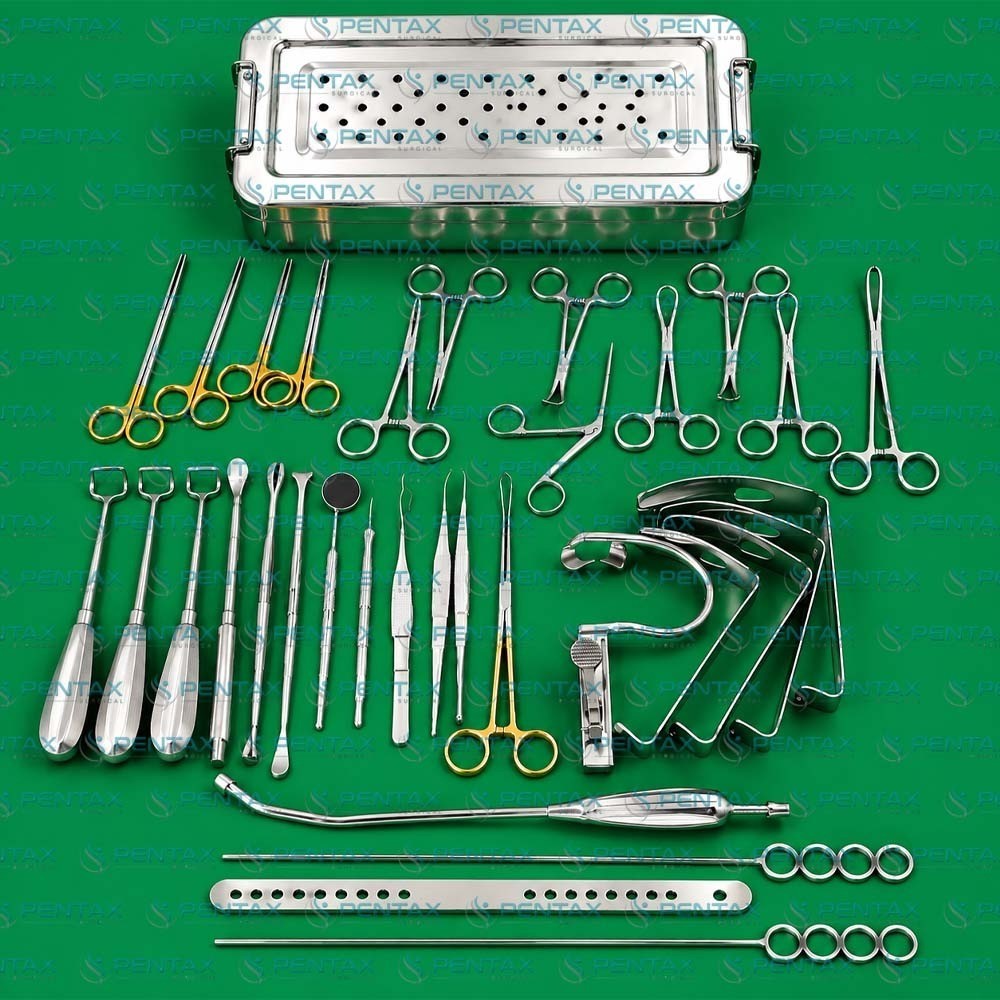 New Tonsillectomy Adenoidectomy Ent Surgical Instruments Set with Steel Box New Tonsillectomy Adenoidectomy Ent Surgical Instruments Set with Steel Box