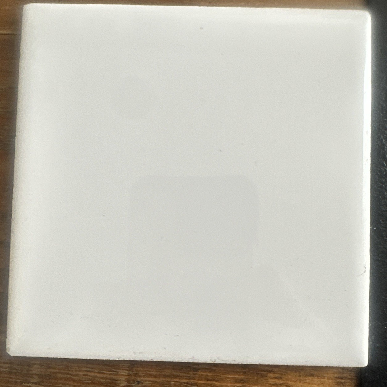 Vintage White Ceramic 4 1/4” X 4 1/4\