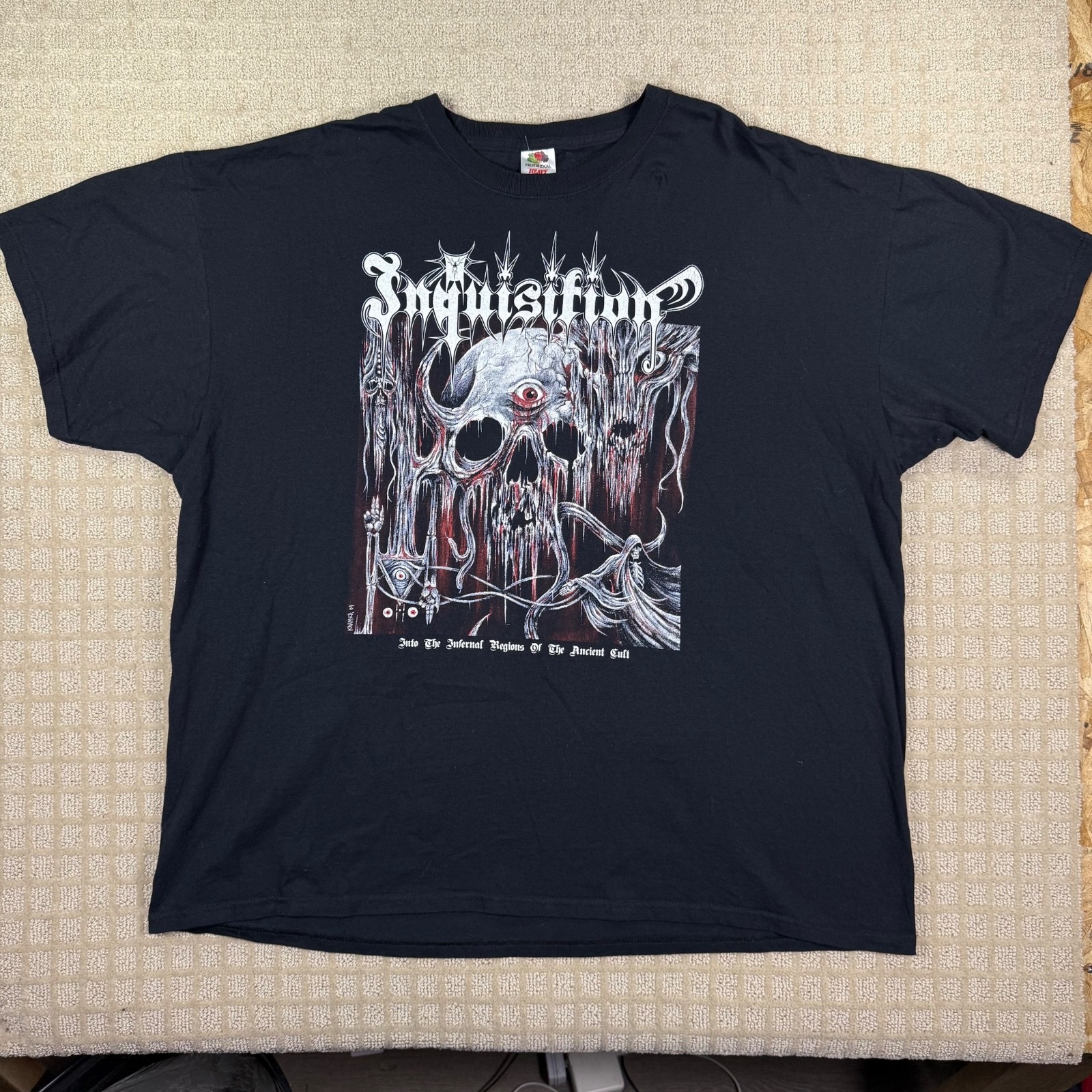 Black Inquisition Infernal Regions T-shirt 3XL Black Inquisition Infernal Regions T-shirt 3XL