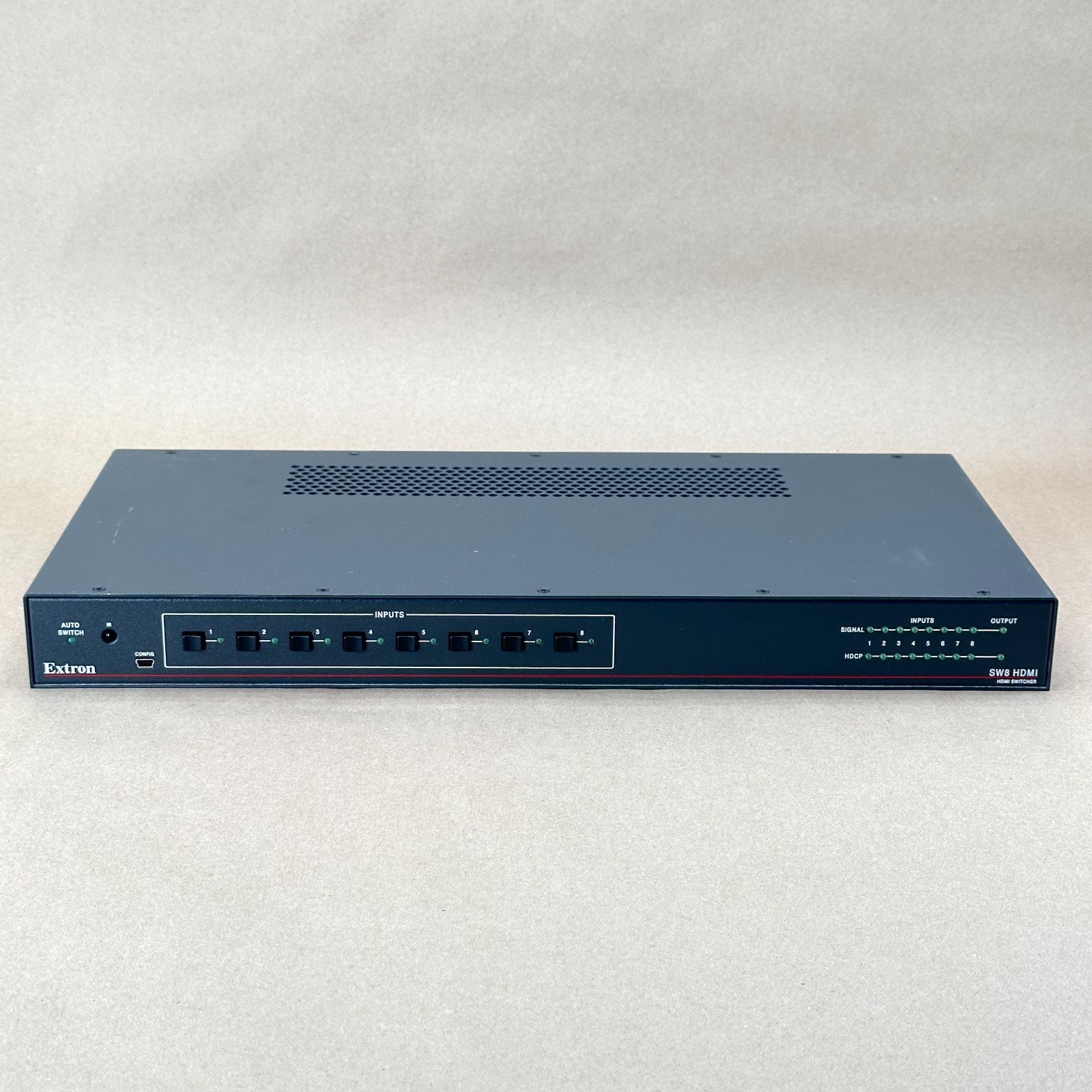 Extron SW8 HDMI 8x1 Switcher 1080p HDCP EDID Minder 1U Rackmount w/Mounting Ears