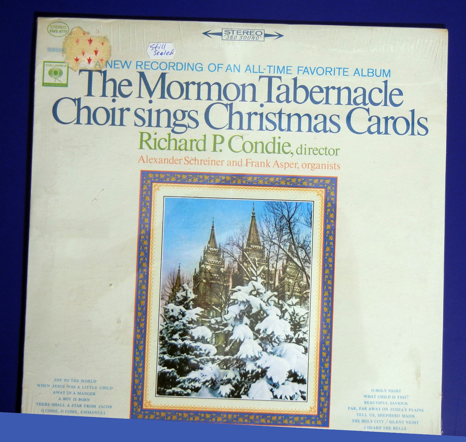 Mormon Tabernacle Choir Sings Christmas Carols Stereo Vinyl LP MS6777 NEW SEALED Mormon Tabernacle Choir Sings Christmas Carols Stereo Vinyl LP MS6777 NEW SEALED