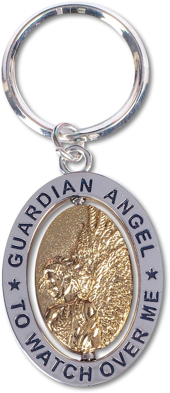 AngelStar Guardian Angel to Watch Over Me Keychain,Modern (1970-Now) AngelStar Guardian Angel to Watch Over Me Keychain,Modern (1970-Now)