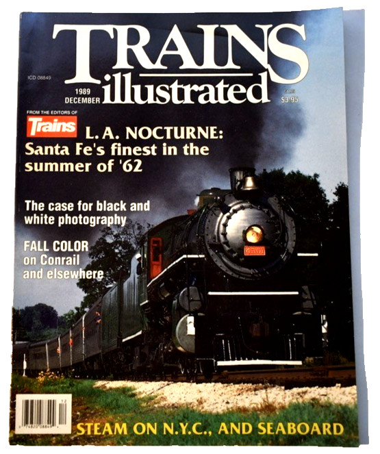 VTG December 1989 Trains Illustrated Magazine Vol. 1 No. 3 Issue 3 Steam on NYC 