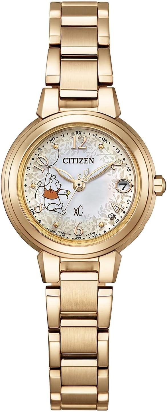 CITIZEN xC ES9432-75N Disney Collection Winnie the Pooh Eco Drive Women\'s Watch