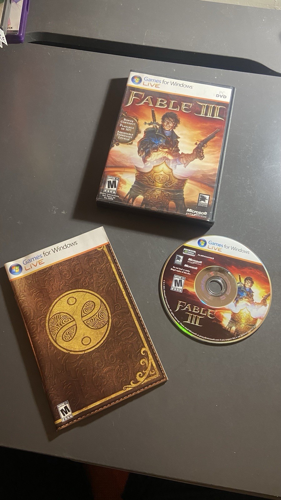 Fable III PC Game For Windows Live 2011 With Inserts Complete in Box CIB Fable III PC Game For Windows Live 2011 With Inserts Complete in Box CIB