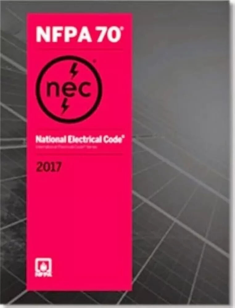 NFPA 70 National Electrical Code (NEC) 2017 Edition Paperback - USA STOCK