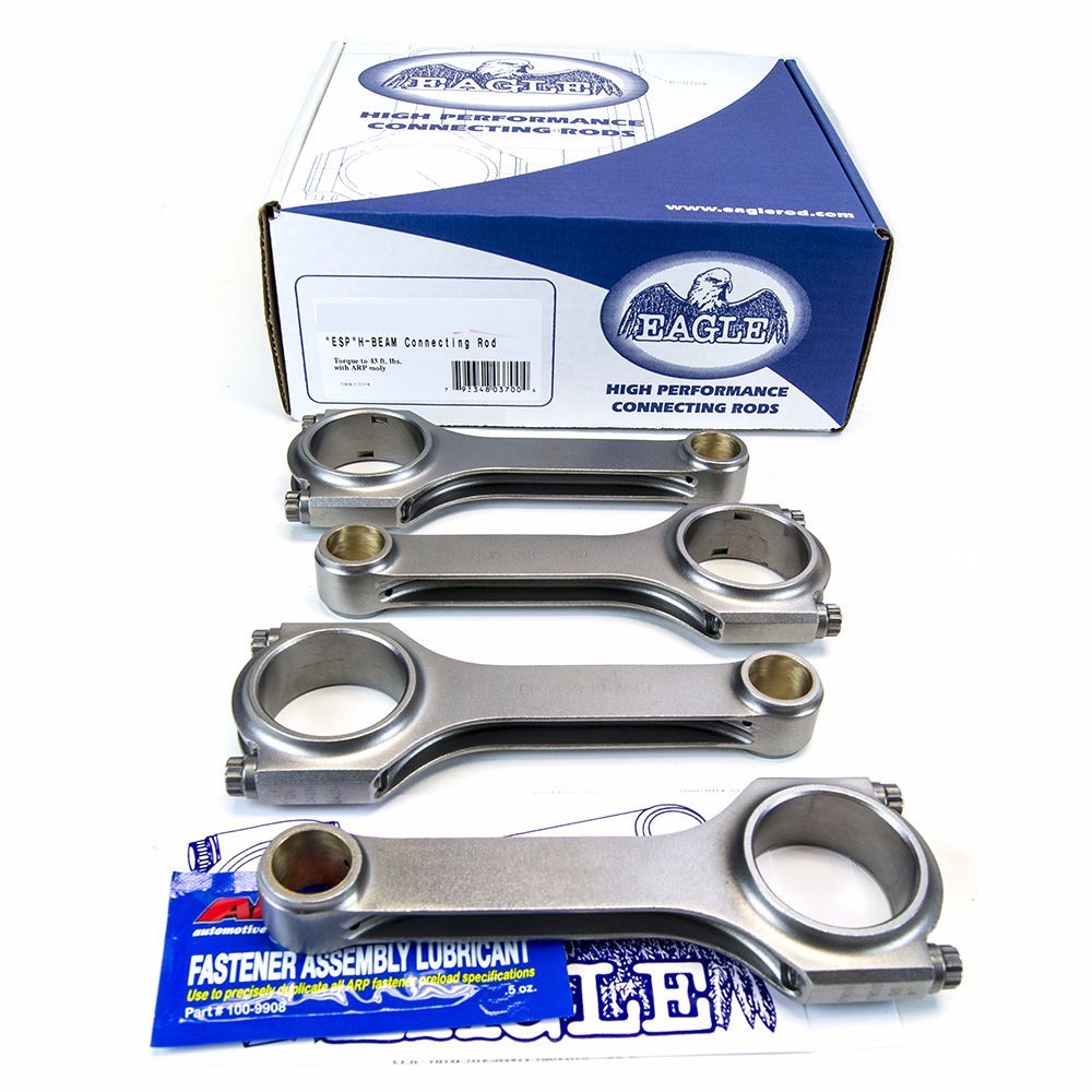 EAGLE FORGED H-BEAM CONNECTING RODS HONDA CIVIC 1.6L D16 D16A6 D16Z6 D16Y7 D16Y8
