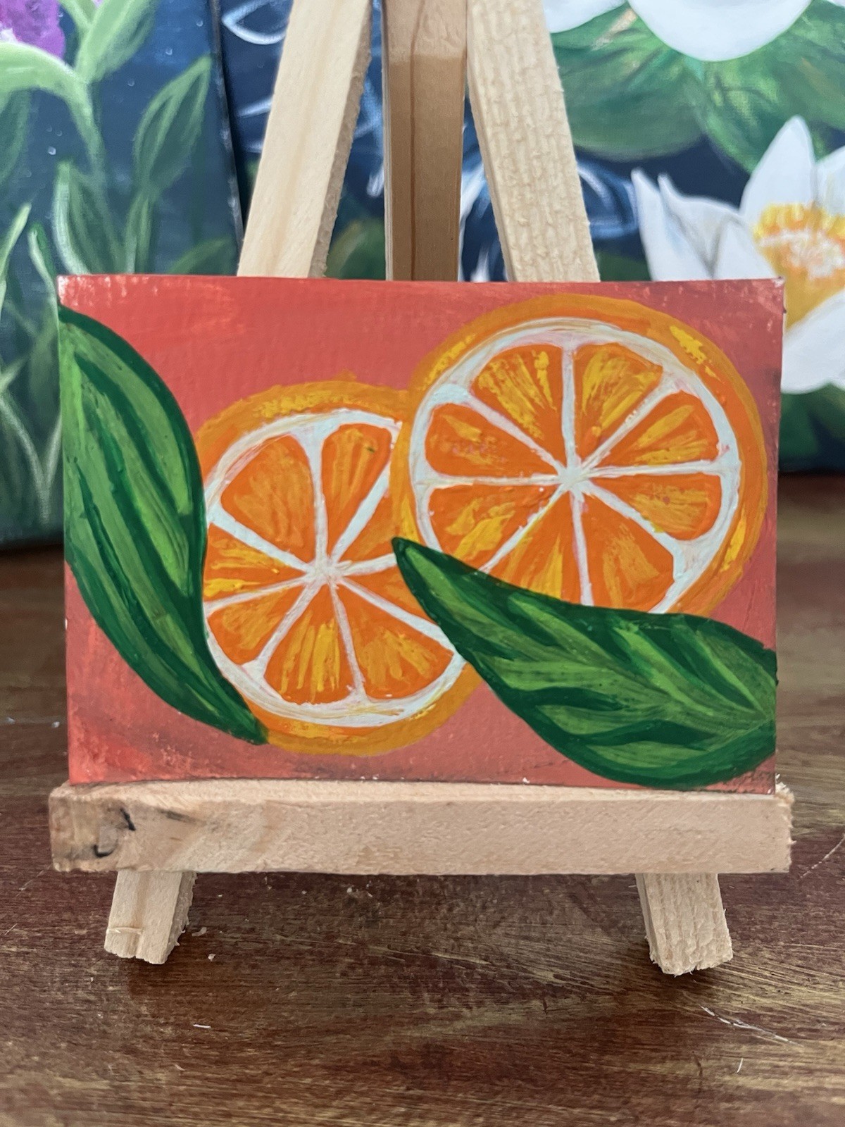 ACEO Original Fruit food themed Gouache Painting by Nicole Tiffany Art ACEO Original Fruit food themed Gouache Painting by Nicole Tiffany Art