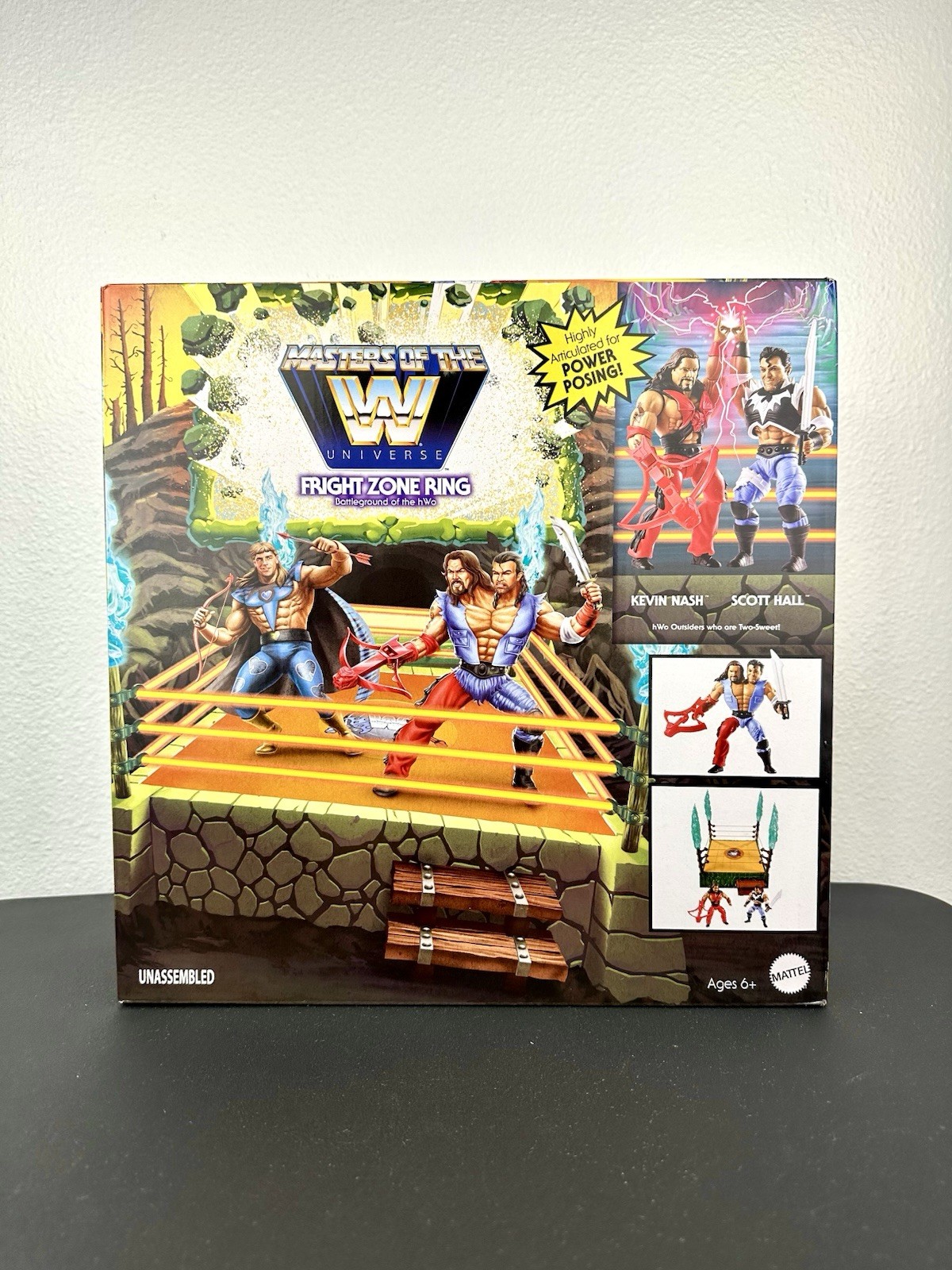 WWE MOTU Fright Zone Ring Masters of the WWE Universe Mattel WWE MOTU Fright Zone Ring Masters of the WWE Universe Mattel