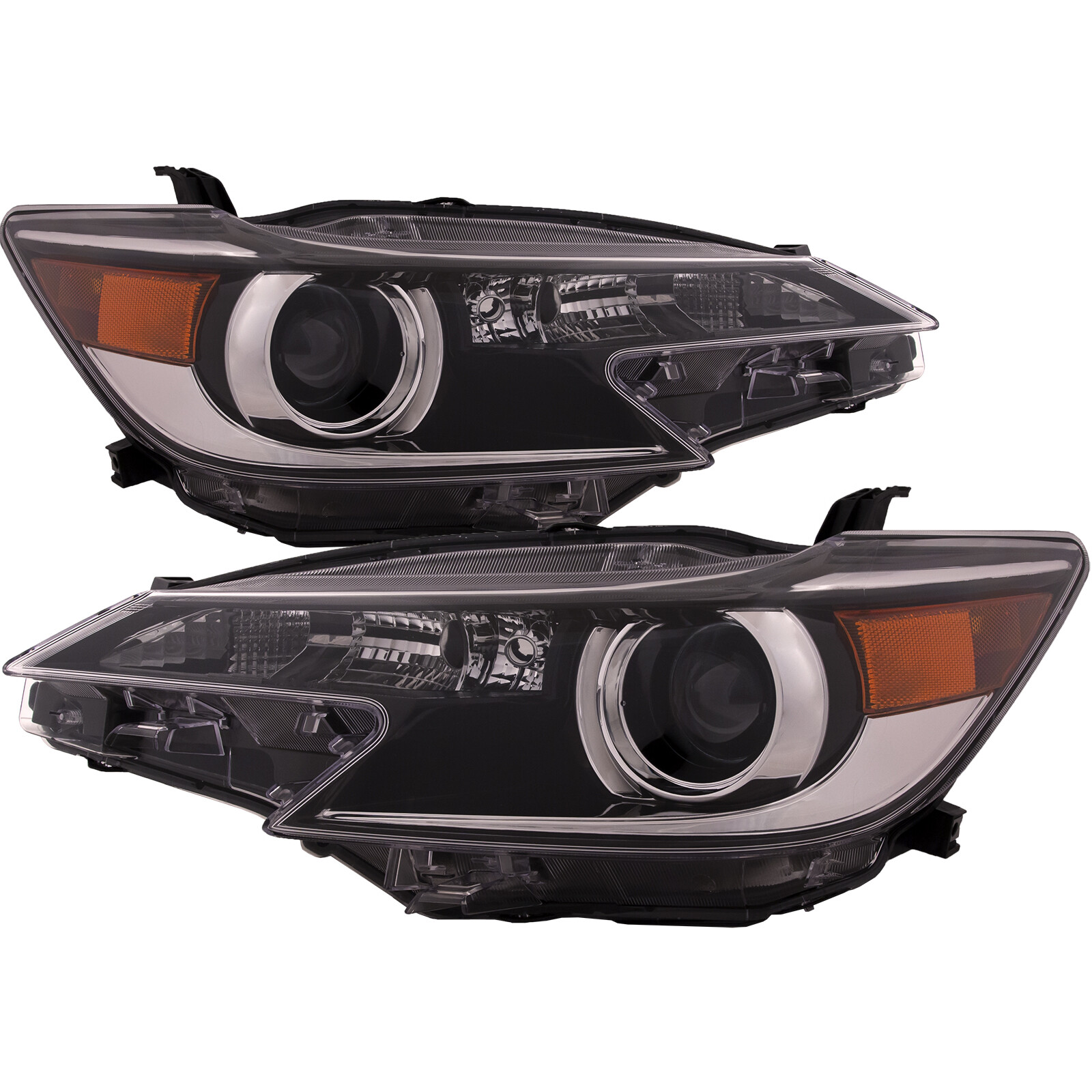 Headlights CAPA Certified Pair Fits 14-16 Scion tC Halogen SC2518109 SC2519109