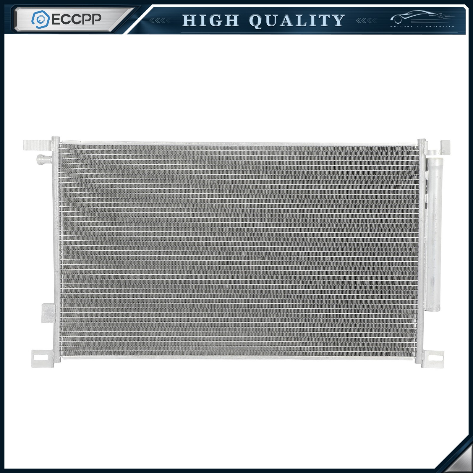 Aluminum AC Condenser For 2023-2024 Toyota Crown 2022-2023 Toyota RAV4 Venza