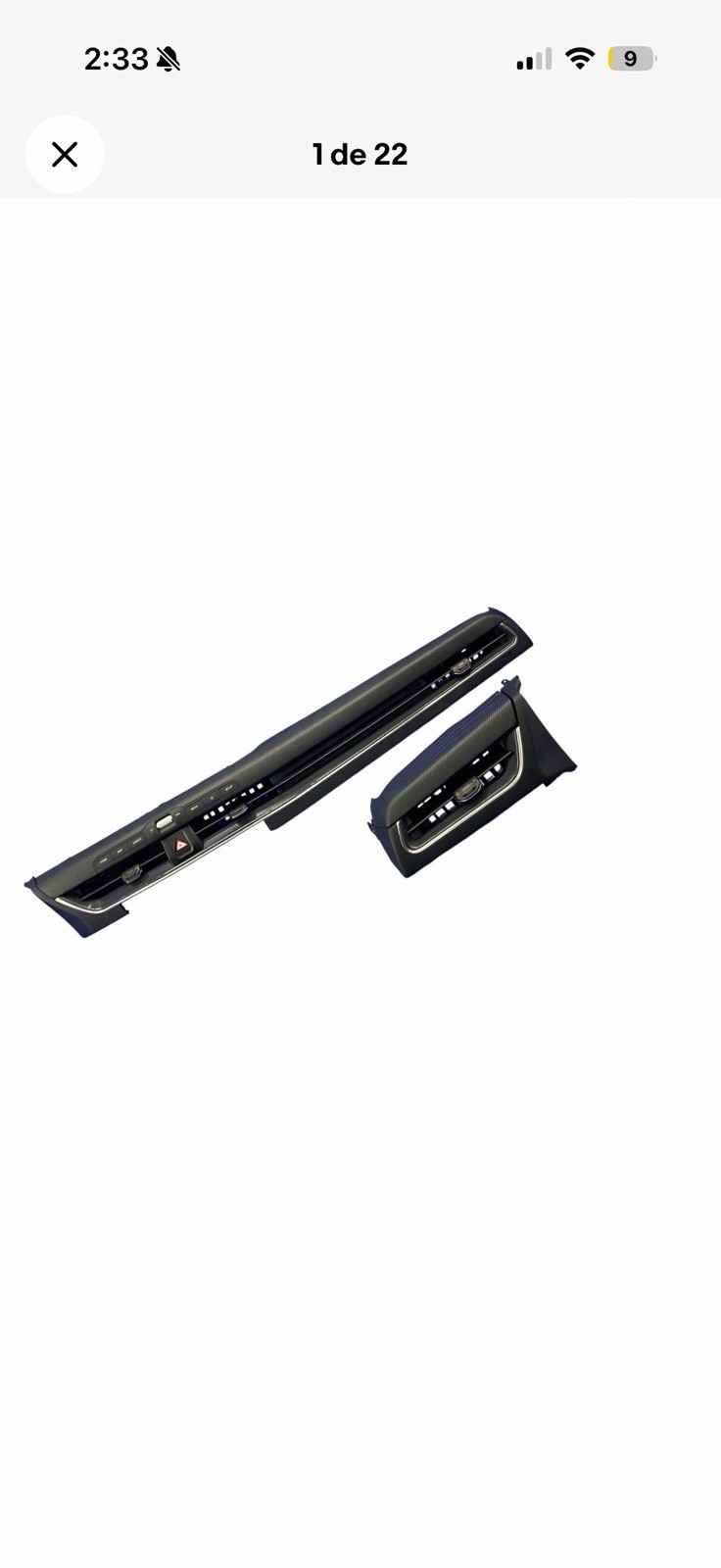 2025 KIA K4 CENTER LEFT DASH AC HEAT AIR VENT TRIM COVER W/RADIO PANEL BLACK SET 2025 KIA K4 CENTER LEFT DASH AC HEAT AIR VENT TRIM COVER W/RADIO PANEL BLACK SET