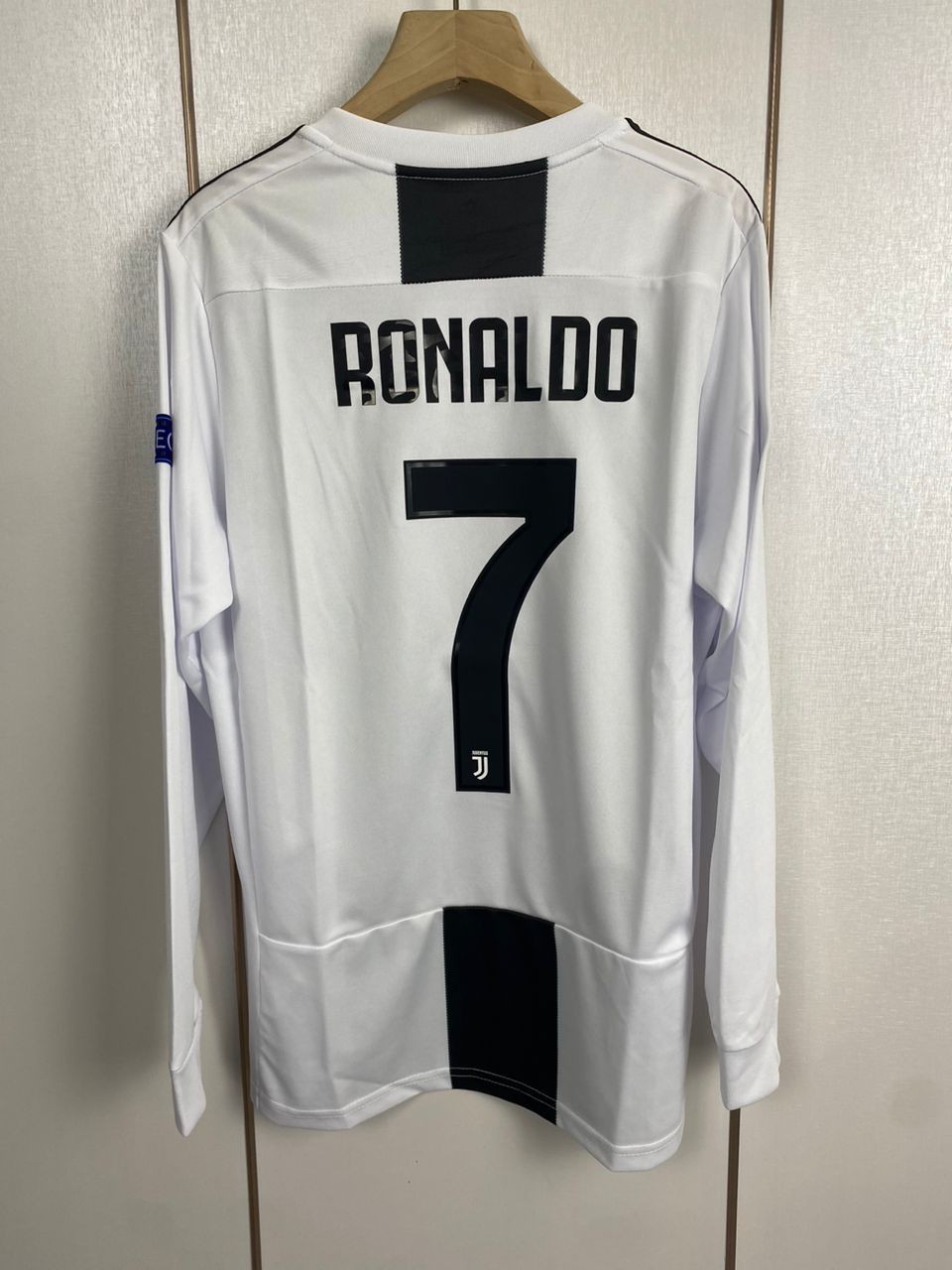  JUVENTUS Jersey HOME Shirt Champions 2018-2019 RONALDO 7 Soccer Jersey Size 