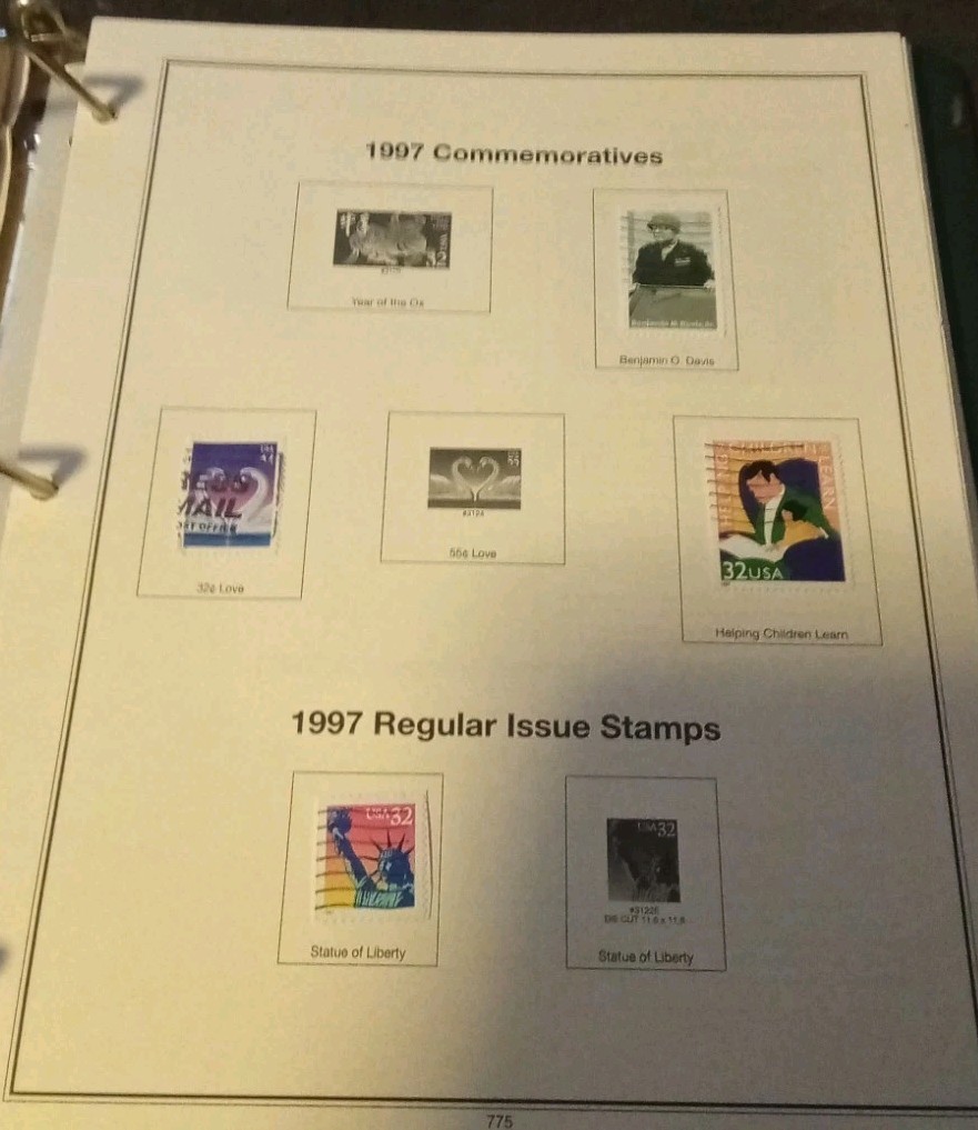 US 1997 Commemoratives Lot Of 16 Stamps US 1997 Commemoratives Lot Of 16 Stamps