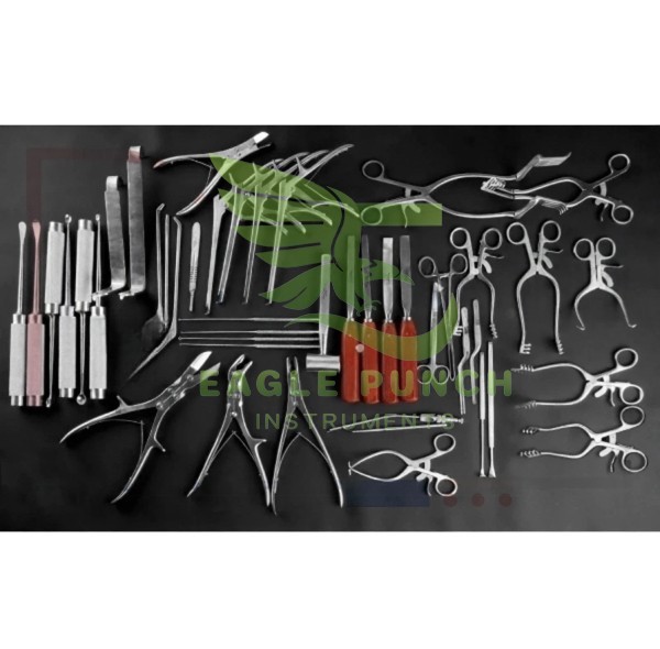 Spine Laminectomy Set 45 Pcs Complete Orthopedic Surgical Instruments set