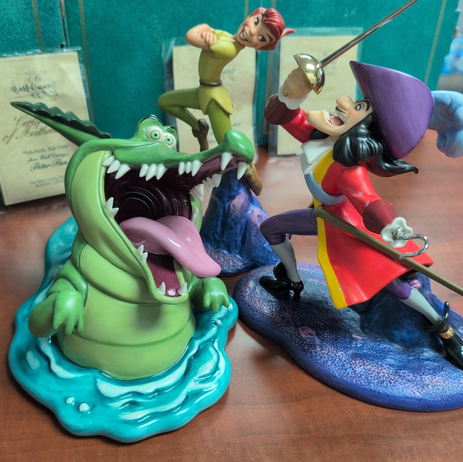 WDCC Walt Disney Peter Pan Lot All Mint With Boxes And COAs Vintage 