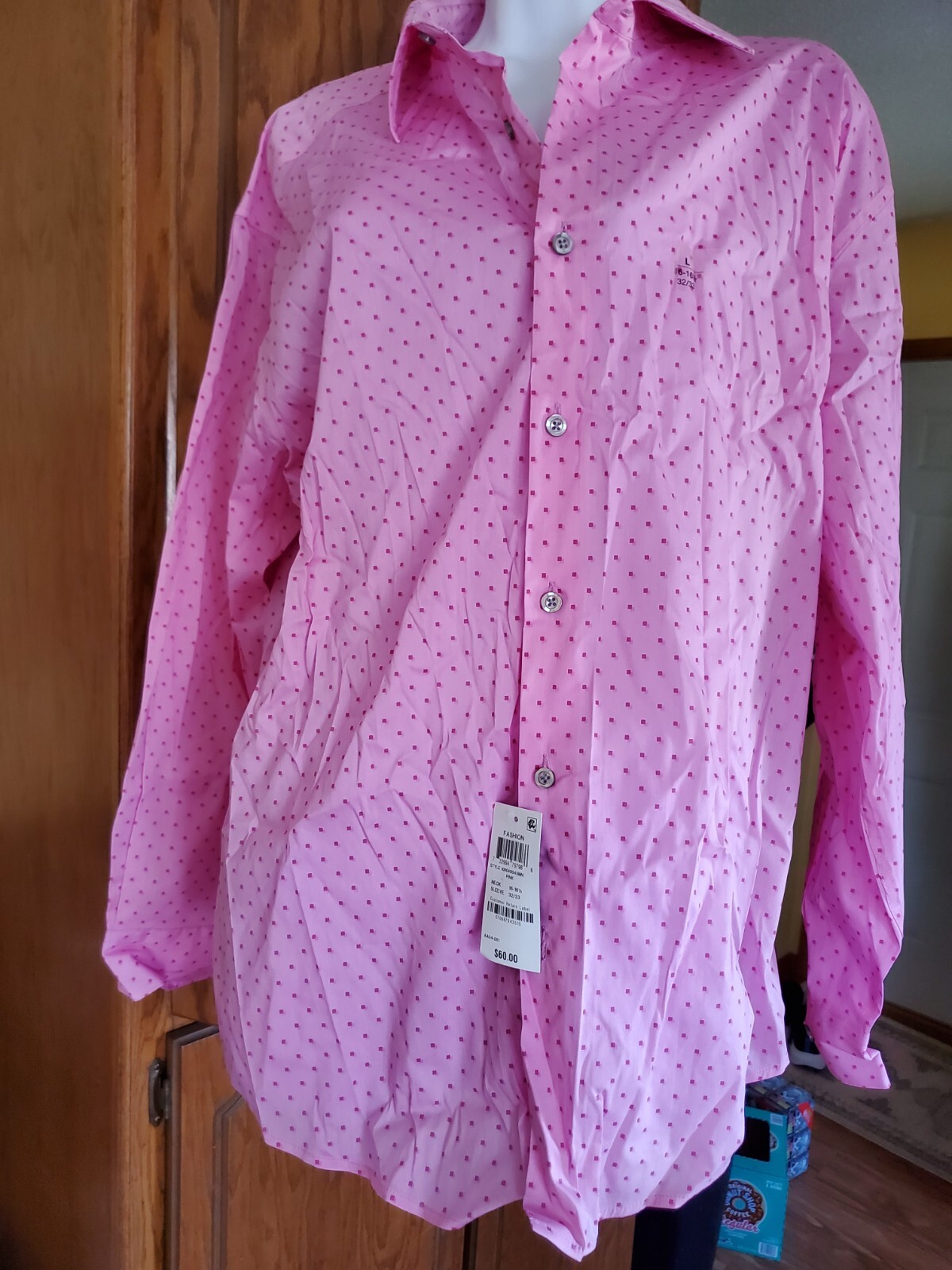 Alfani regular fit Pink Top Blouse size L