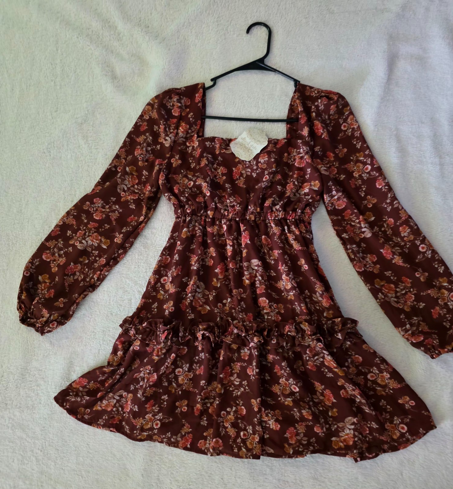 NWT Altar’d State Floral Square Neck Mini Dress Size Small ($80 MSRP)