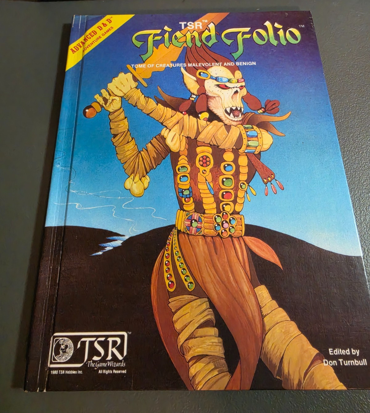 Advanced Dungeons & Dragons Fiend Folio Tome of Creatures 1981 1st Edition Advanced Dungeons & Dragons Fiend Folio Tome of Creatures 1981 1st Edition