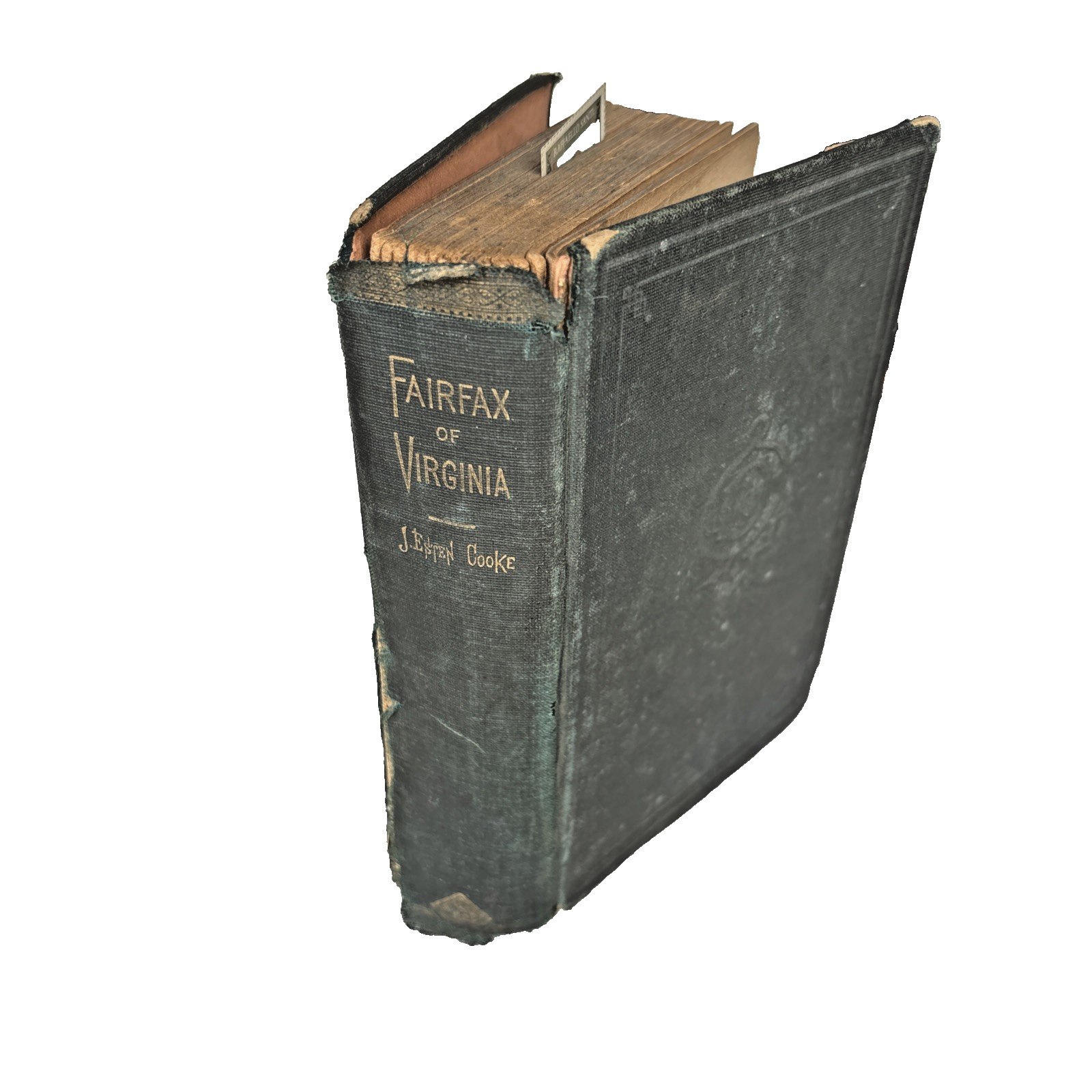 1868 Lord Fairfax Master of Greenway Court John Esten Cooke Antique HC Book 📕