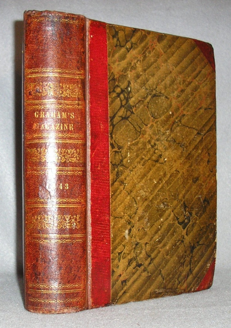 Edgar Allen Poe Book Graham\'s Magazine Conqueror Worm Wyandotte Fitz-Greene 1843