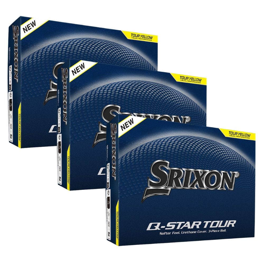Srixon 2026 Q-Star Tour 6 Golf Balls (3 Dozen) - Tour Yellow